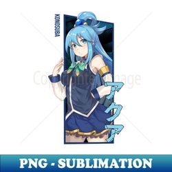 Aqua Anime - Modern Sublimation PNG File - Transform Your Sublimation Creations