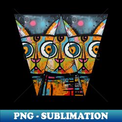 Oliver Whiskerstein - PNG Sublimation Digital Download - Bold & Eye-catching