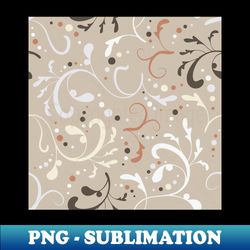 Decorative pattern in Baroque style - High-Resolution PNG Sublimation File - Unleash Your Inner Rebellion