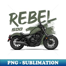 Rebel 500 - Vintage Sublimation PNG Download - Perfect for Sublimation Art