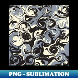 Spill - Black Gray and Cream - Special Edition Sublimation PNG File - Bring Your Designs to Life