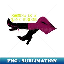 foot slice girl punk rocker - PNG Transparent Sublimation Design - Transform Your Sublimation Creations