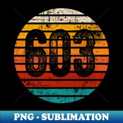 Distressed Vintage Sunset 603 Area Code - Premium Sublimation Digital Download - Perfect for Sublimation Art