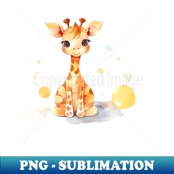 cute baby giraffe - trendy sublimation digital download