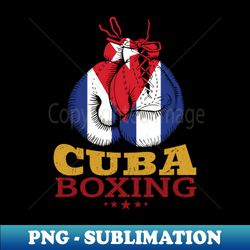 for boxers cuban flag i love cuba boxing gloves - artistic sublimation digital file