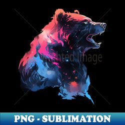 bear - decorative sublimation png file