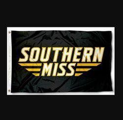 Southern Mississippi Eagles Flag 3x5ft- Banner Man-Cave Garage Style 2