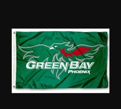 Green Bay Phoenix Flag 3x5ft - Banner Man-Cave Garage