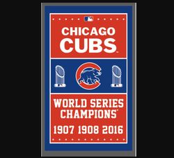 Flag of the Chicago Cubs team 3x5ft
