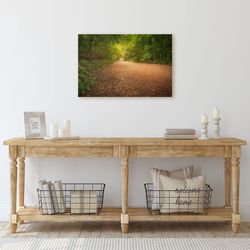 forest canvas print, tennessee wall art, guest room picture, photography prints nature on canvas
