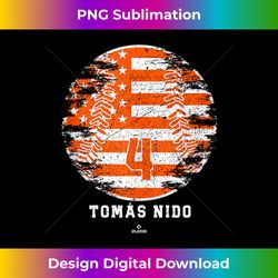 Vintage Baseball Flag Tomas Nido New York MLBPA Tank Top - Eco-Friendly Sublimation PNG Download - Infuse Everyday with a Celebratory Spirit