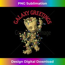 Marvel Christmas Groot Galaxy Greetings Long Sleeve - Bespoke Sublimation Digital File - Customize with Flair