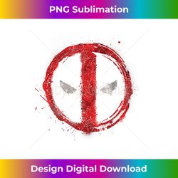 Marvel Deadpool Symbol Red Spray Paint T- - Edgy Sublimation Digital File - Pioneer New Aesthetic Frontiers