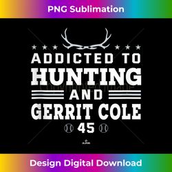 Deer Hunting and Gerrit Cole New York MLBPA Tank Top - Sleek Sublimation PNG Download - Pioneer New Aesthetic Frontiers