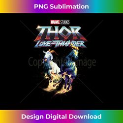Marvel Thor Love and Thunder Fiery Goats Poster Long Sleeve - Deluxe PNG Sublimation Download - Challenge Creative Boundaries