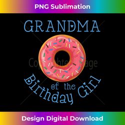 Family Donut Birthday Grandma of the Birthday Girl - Vibrant Sublimation Digital Download - Enhance Your Art with a Dash of Spice