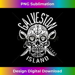 Galveston Island Texas Souvenir Halloween Sugar Skull TX Tank Top - Vibrant Sublimation Digital Download - Access the Spectrum of Sublimation Artistry