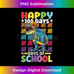 100th Day of School Dino Kids Happy 100 Days Dinosaur T-Rex - Chic Sublimation Digital Download - Chic, Bold, and Uncompromising