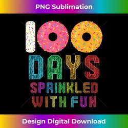 100 Days Sprinkled With Fun 100th Day of School - Minimalist Sublimation Digital File - Challenge Creative Boundaries