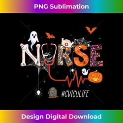 CVICU Nurse Pumpkin Halloween Cardiovascular ICU Nursing - Futuristic PNG Sublimation File - Chic, Bold, and Uncompromising