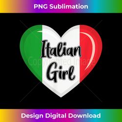 Italy Flag for Women  Italian Girl - Chic Sublimation Digital Download - Channel Your Creative Rebel