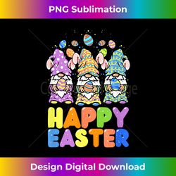 Happy Easter Day Bunny Gnome Easter Egg Hunting Spring Gnome - Edgy Sublimation Digital File - Rapidly Innovate Your Artistic Vision