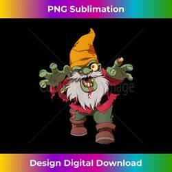 Zombie Gnome Halloween Boys Men Women - Timeless PNG Sublimation Download - Ideal for Imaginative Endeavors