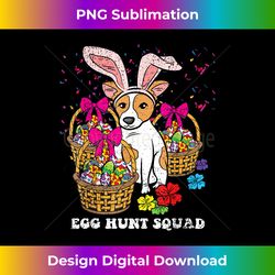 Egg Hunt Squad Easter Cute Dog Bunny Ears Doggie Puppy Lover - Sublimation-Optimized PNG File - Ideal for Imaginative Endeavors