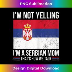 Womens Serbian Pride Design for a Proud Serbian Mom - Minimalist Sublimation Digital File - Animate Your Creative Concepts