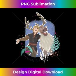 Disney Frozen Kristoff Sven Happy Mountain Dudes Portrait Tank Top - Eco-Friendly Sublimation PNG Download - Crafted for Sublimation Excellence