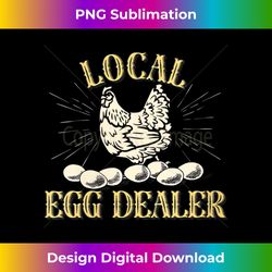 Womens Funny Chicken Egg Farmer V-Neck - Crafted Sublimation Digital Download - Crafted for Sublimation Excellence