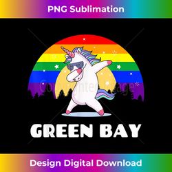 Green Bay Wisconsin - LGBTQ Gay Pride Rainbow - Bespoke Sublimation Digital File - Craft with Boldness and Assurance
