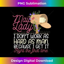 Mail Lady Postal Worker Postman Post Office Job Profession - Deluxe PNG Sublimation Download - Customize with Flair