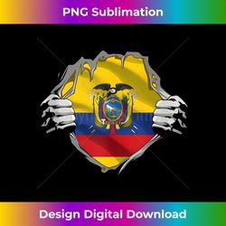 Ecuador Super Ecuadorian Flag Hispanic Ecuador Roots - Crafted Sublimation Digital Download - Striking & Memorable Impre