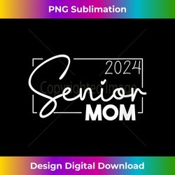 Womens Senior 2024 for Mom of a 2024 Graduate Class of 2024 V-Neck - Elegant Sublimation PNG Download