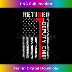 Retired Deputy Fire Chief Fireman Retirement UAS flag Gifts - Stylish Sublimation Digital Download