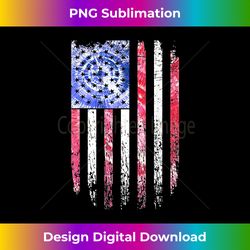 Tie Dye American Flag Shirt For Memorial Day 4th of July - Exclusive Sublimation Digital File