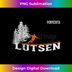1980s Style Lutsen MN Vintage Skiing - Premium Sublimation Digital Download