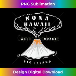 Kona Hawaii Big Island West Tank Top - PNG Transparent Sublimation File