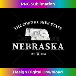 Nebraska The Cornhusker State - Decorative Sublimation PNG File