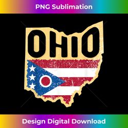 State of Ohio Cleveland Columbus Mansfield Akron Ohioans - Exclusive Sublimation Digital File