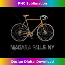 Vintage Niagara Falls NY Bike Cyclist - Aesthetic Sublimation Digital File