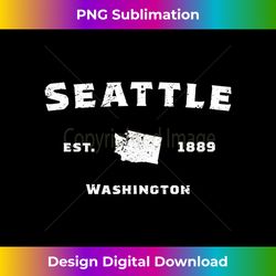 Vintage Washington Seattle - Exclusive Sublimation Digital File
