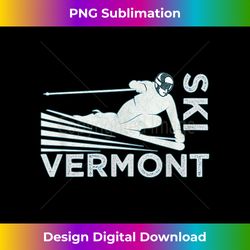 Retro Ski Vermont Tshirt - Vintage Snow Ski Tshirt