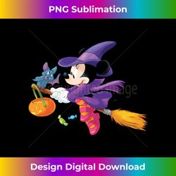 Disney Halloween Minnie Mouse Flying Witch Long Sleeve - Stylish Sublimation Digital Download