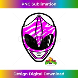 Power Rangers Pink Ranger Retro Print Big Face Tank Top 2 - Exclusive Sublimation Digital File