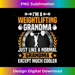 Weightlifting Grandma Bodybuilding Weightlifting Workout Tank Top 3 - Unique Sublimation PNG Download