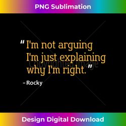 ROCKY Gift Quote Funny Birthday Personalized Name Idea 2 - Retro PNG Sublimation Digital Download