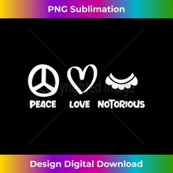 Womens Peace Love Notorious RBG Ruth Bader Ginsburg V-Neck 1 - Trendy Sublimation Digital Download