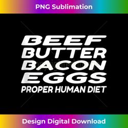 Beef Butter Bacon Eggs - Carnivore Tank Top